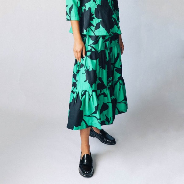 Hope For Flowers By Tracy Reese Floral Skirt Small